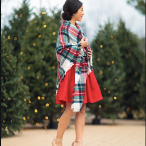 J. Crew Tartan Scarf - Picture 3 of 6